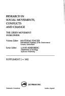 Tapa de Research in social movements, conflicts and change