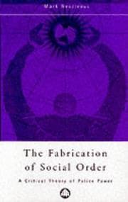 Tapa de The Fabrication Of Social Order