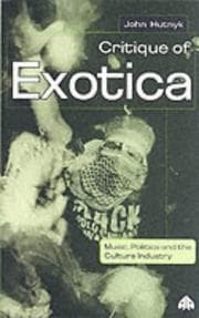 Tapa de Critique Of Exotica