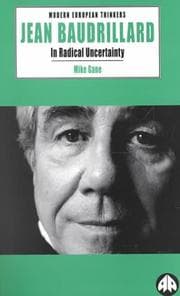 Tapa de Jean Baudrillard