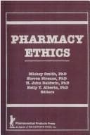 Tapa de Pharmacy Ethics (Haworth Series in Pharmaceutical Sciences) (Haworth Series in Pharmaceutical Sciences)