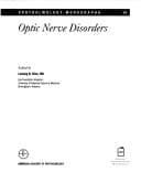 Tapa de Optic Nerve Disorders (Ophthalmology Monographs, 10)