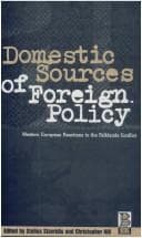 Tapa de Domestic Sources of Foreign Policy