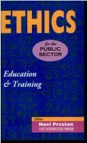 Tapa de Ethics for the public sector