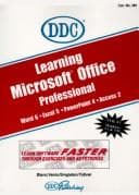 Tapa de Learning Microsoft Office, professional version
