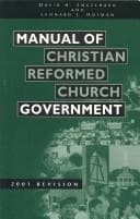 Tapa de Manual of Christian Reformed Church government