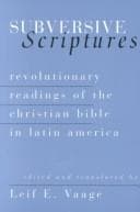Tapa de Subversive Scriptures
