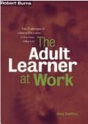 Tapa de The Adult Learner at Work