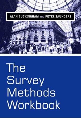 Tapa de The Survey Methods Workbook