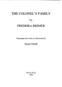 Tapa de The Colonel's Family (Series B (Norvik Press), No. 20,)