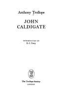 Tapa de John Caldigate (Trollope Society Edition of the Novels of Anthony Trollope)