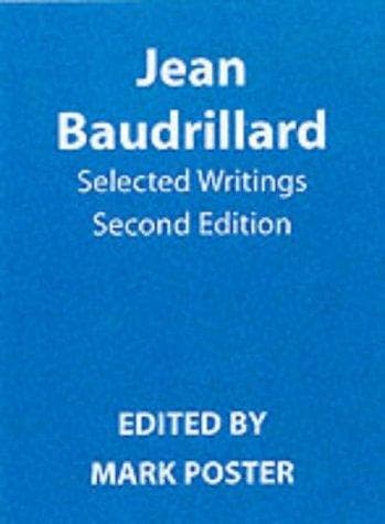 Tapa de Jean Baudrillard