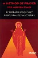 Tapa de A method of prayer for modern times