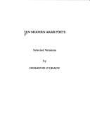 Tapa de Ten Modern Arab Poets