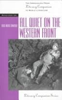 Tapa de Readings on All Quiet on the Western Front (Greenhaven Press Literary Companion to World Literature)
