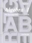 Tapa de Algebra 1