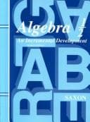 Tapa de Algebra 1/2