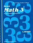 Tapa de Math 3 Home Study Kit