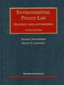 Tapa de Schoenbaum and Rosenberg's Environmental Policy Law, Problems, Cases, and Reasons, 3d