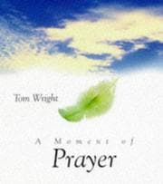 Tapa de A Moment of Prayer