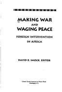 Tapa de Making War and Waging Peace