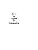 Tapa de How to Prepare for Communion