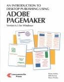 Tapa de An introduction to desktop publishing using Adobe PageMaker version 6.5 for Windows 95
