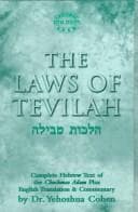 Tapa de Chochmas adam, the laws of tevilah =