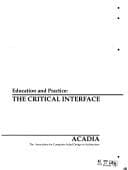 Tapa de Education and practice