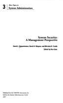 Tapa de System security : a management perspective