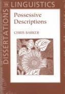 Tapa de Possessive Descriptions