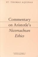 Tapa de Commentary on Aristotle's Nicomachean ethics