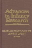 Tapa de Advances in Infancy Research