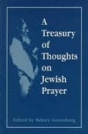 Tapa de A Treasury of Thoughts on Jewish Prayer