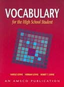Tapa de Vocabulary for the high school student