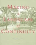 Tapa de Making a landscape of continuity