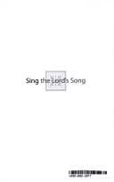 Tapa de Sing the Lord's Song