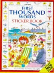 Tapa de First Thousand Words Sticker Book