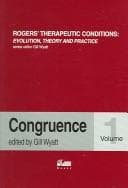 Tapa de Congruence (Rogers Therapeutic Conditions Evolution Theory & Practice)