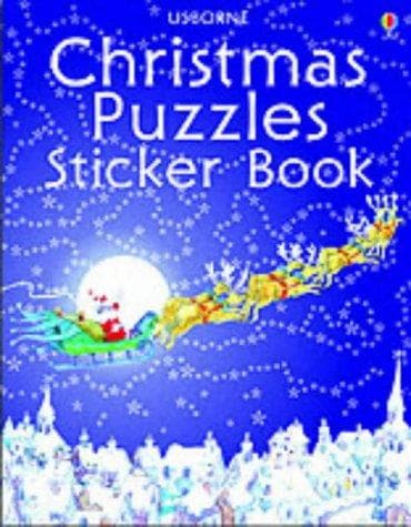 Tapa de Christmas Puzzles Sticker Book