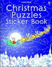 Tapa de Christmas Puzzles Sticker Book