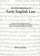 Tapa de An introduction to early English law