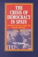 Tapa de The Crisis of Democracy in Spain