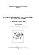Tapa de Studies in the History and Topography of Lycia in Memoriam A. S. Hall