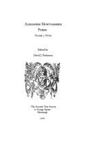 Tapa de Alexander Montgomerie: Poems: Volume II