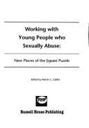Tapa de Working with young people who sexually abuse