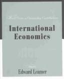 Tapa de International Economics