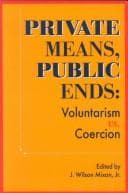 Tapa de Private Means, Public Ends