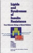 Tapa de Lipids and syndromes of insulin resistance
