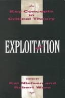 Tapa de Exploitation (Key Concepts in Critical Theory)
